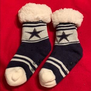 Dallas Cowboys fuzzy socks- NEW